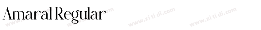Amaral Regular字体转换